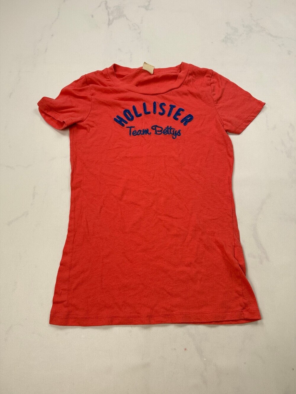 Hollister Team Bettys T-Shirt Red 90s VTG Graphic - Womens M